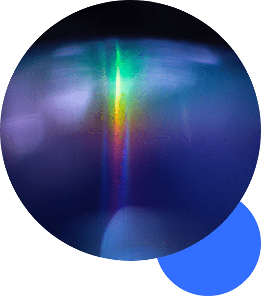 laser Light refraction Image